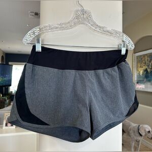 Women’s MED Champion Sport, Moisture Wicking, Black & Gray Gym/Running Shorts